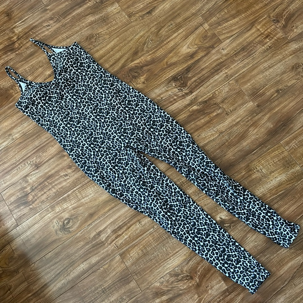 NWOT leopard jumpsuit
